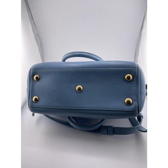 Saint Laurent Light Blue Classic Baby Duffle Bag Crossbody Small - Picture 9 of 11